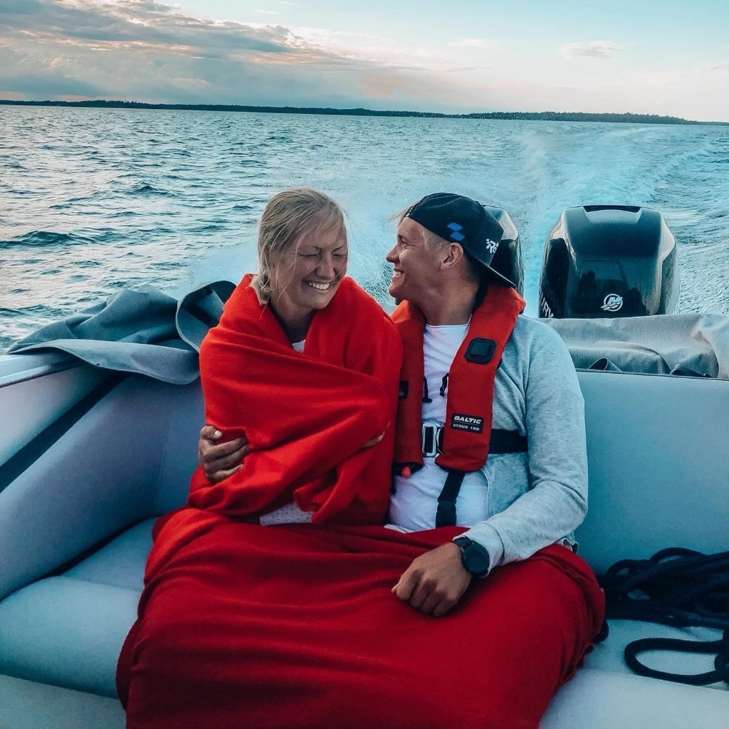 Out on the water in a Smuggler