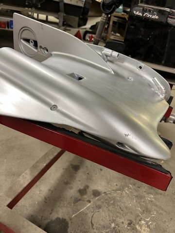 Evinrude E-TEC 115 HO växelhus lower unit - detalj